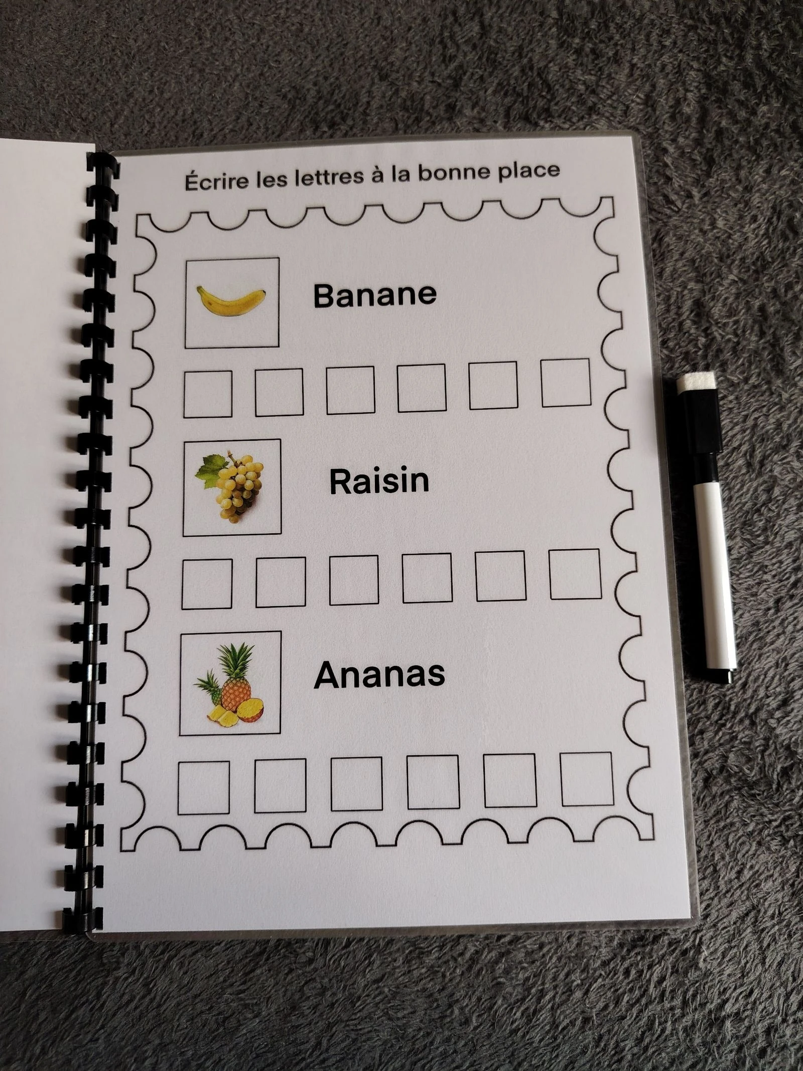 Livro de atividades para aprender a escrever frutas e legumes – photo 2